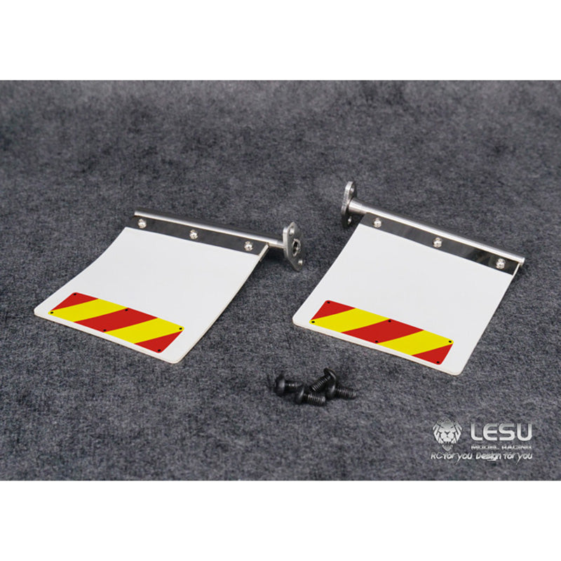 LESU Metal DIY Accessory Rear Mud Plate Suitable for 1/14 Scale American RC Truck Tractor Radio Controlled Car Upgrade Part