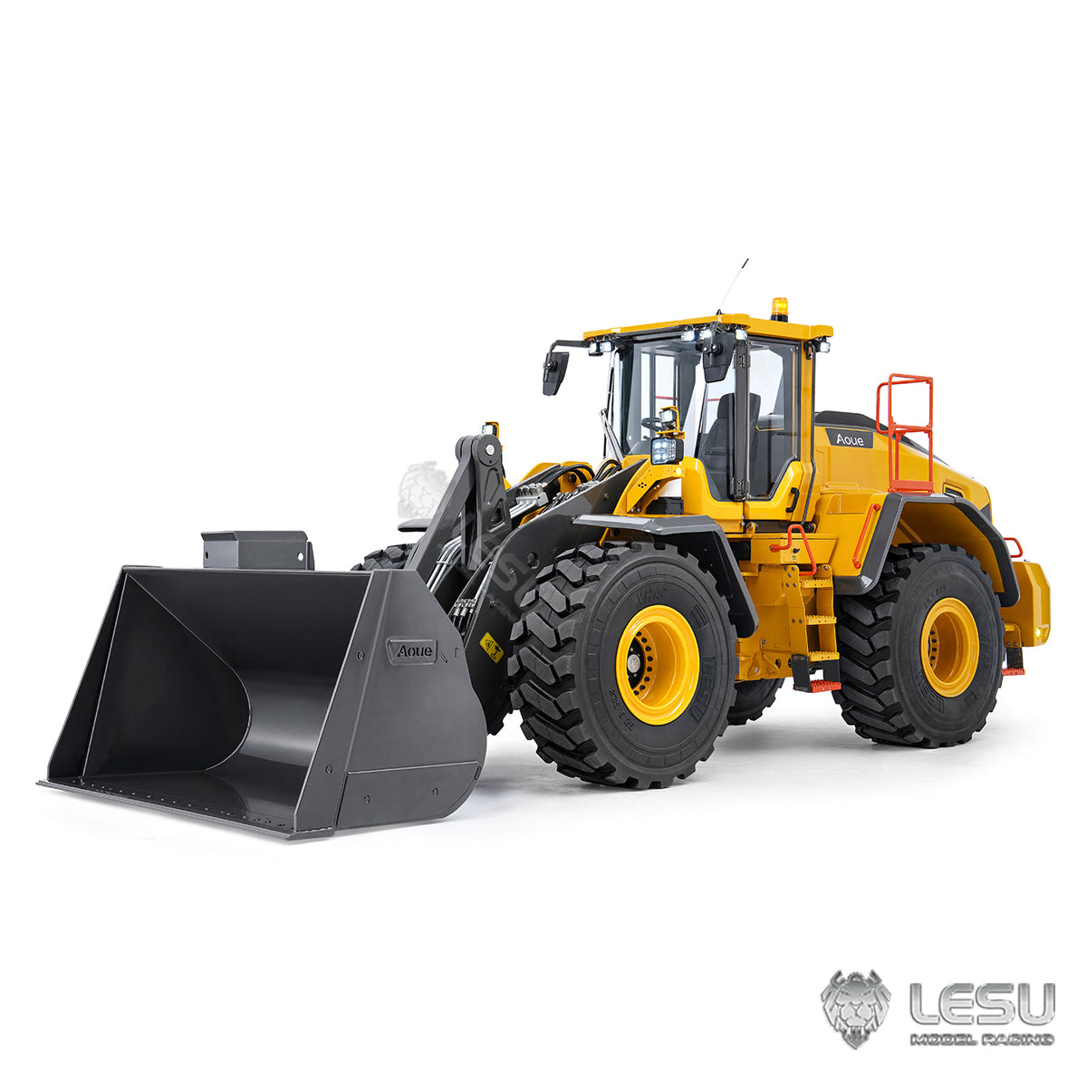 LESU L220H 1/14 Metal RC Hydraulic Wheel Loader A0013 PNP/RTR 4WD Construction Model Brushless FOC Motor 2 Speed Transmission Light Sound