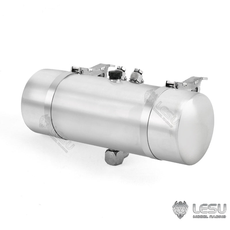 LESU Metal Round Hydraulic Tank 85MM 115MM Suitable for RC Tractor Truck Radio Controlled American Vehicles DIY Spare Parts