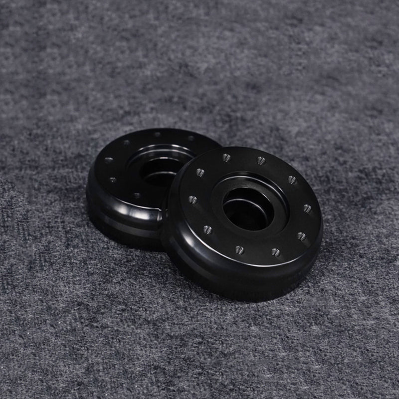 Front Wheel Metal Hub Bearing Hexagon Brake Suitable for 1/14 Scale LESU Power Unpowered Axle Model RC Tractors Truck Part