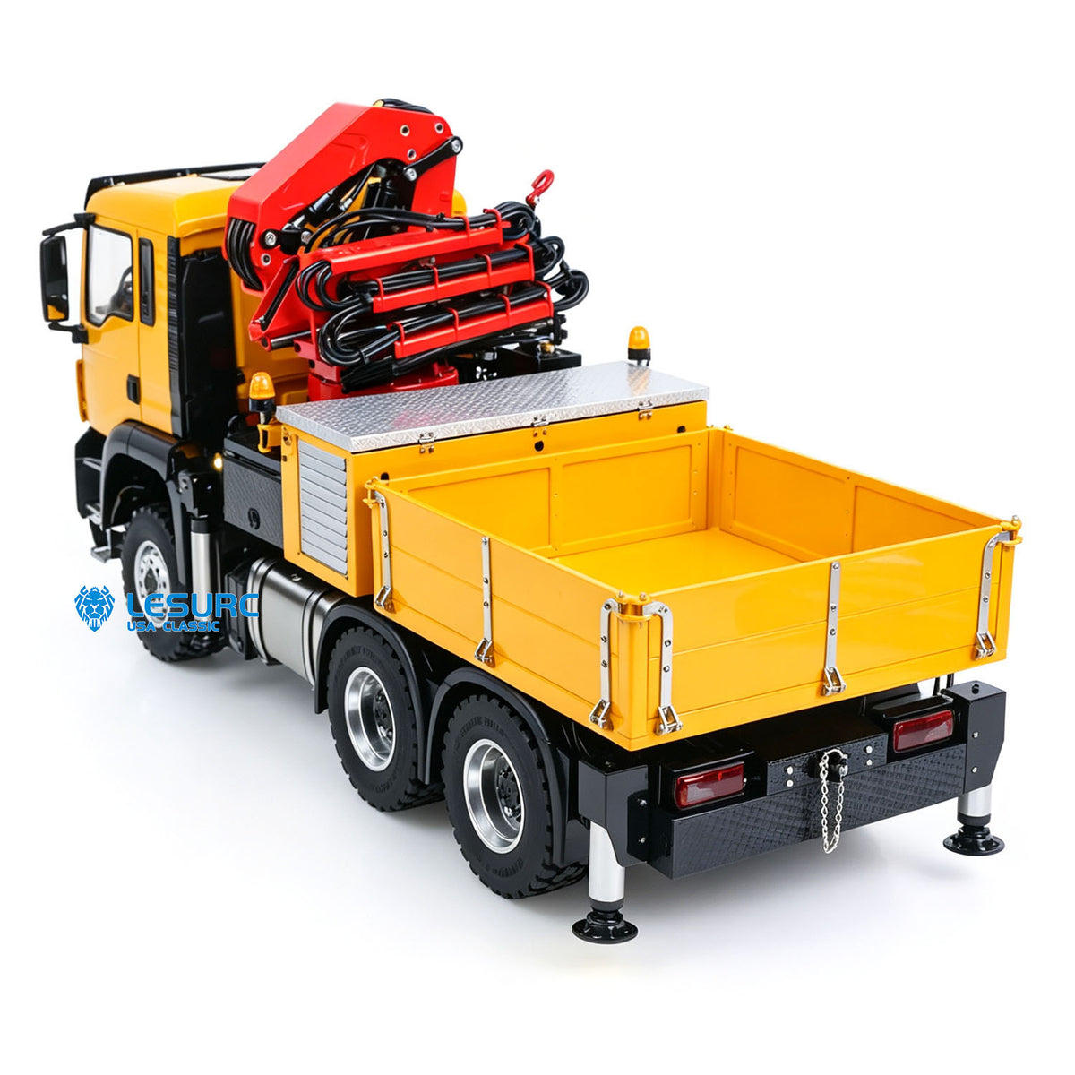 LESU 3363 1/14 Metal 6X6/8X8 RC Hydraulic Crane Truck Z0086 Z0082 3Speed Gearbox 7CH Valve 4MPA 6 Outriggers Sound Light Axle Diff Lock