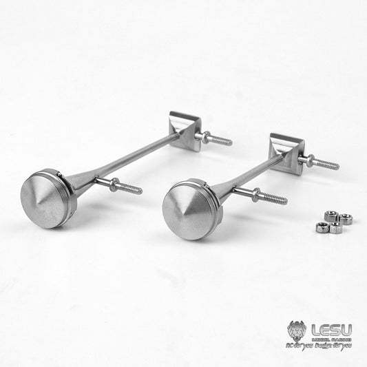 1/14 Scale LESU Metal Whistle Horn Set Spare Part Suitable for Tractor Truck RC 1/14 DIY Radio Controlled Vehicle Car Model