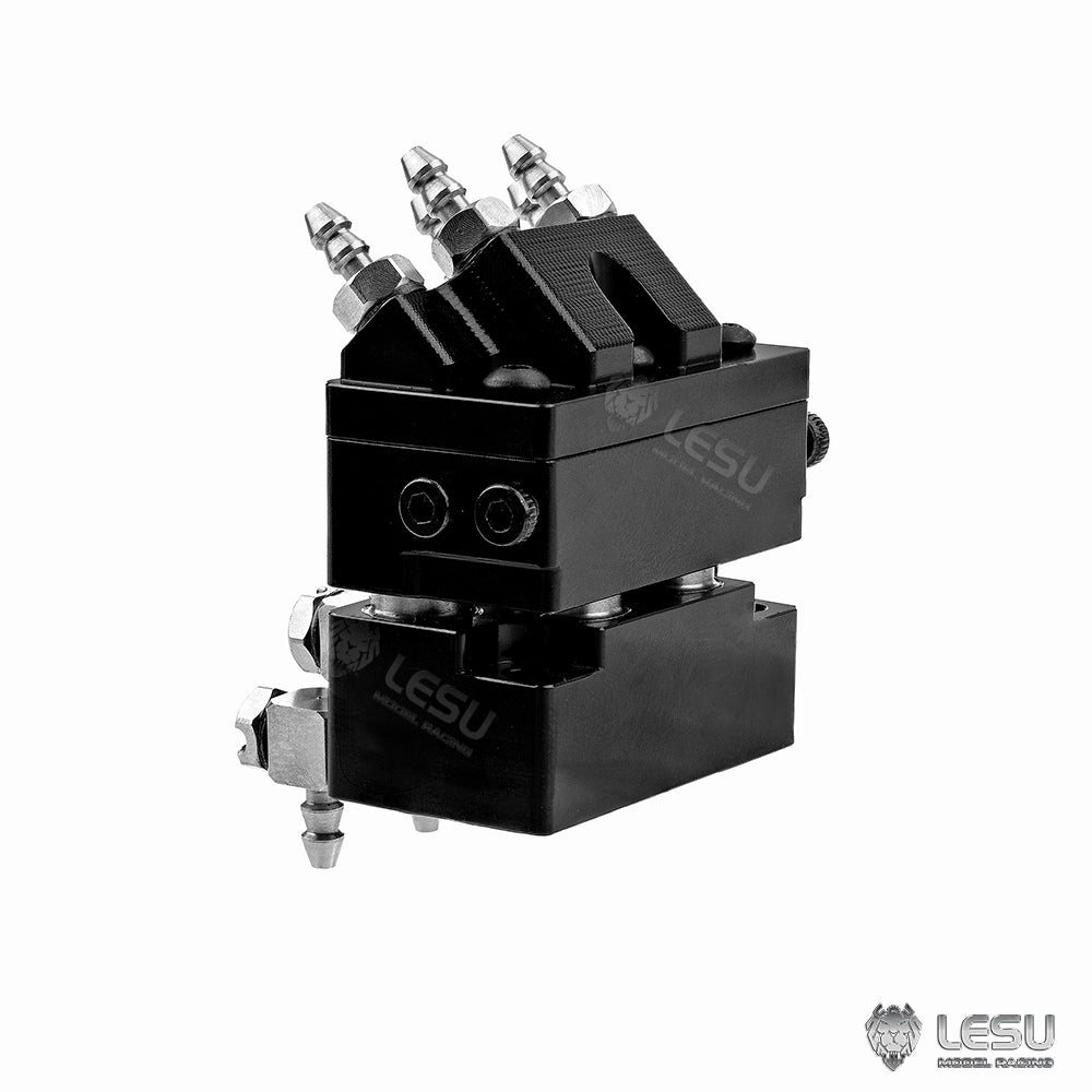 LESU Metal Hydraulic Nozzle Unit of Quick Coupler 1/14 RC Excavator Aoue LR960 Metal Part DIY Hobby Toy Models Accessories