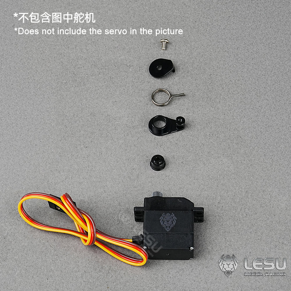 CNC Aluminium Alloy Servo Arm for 1/14 RC Tractor Truck Hydraulic Dumper Excavator Loader Lorry Bulldozer Trailer Car