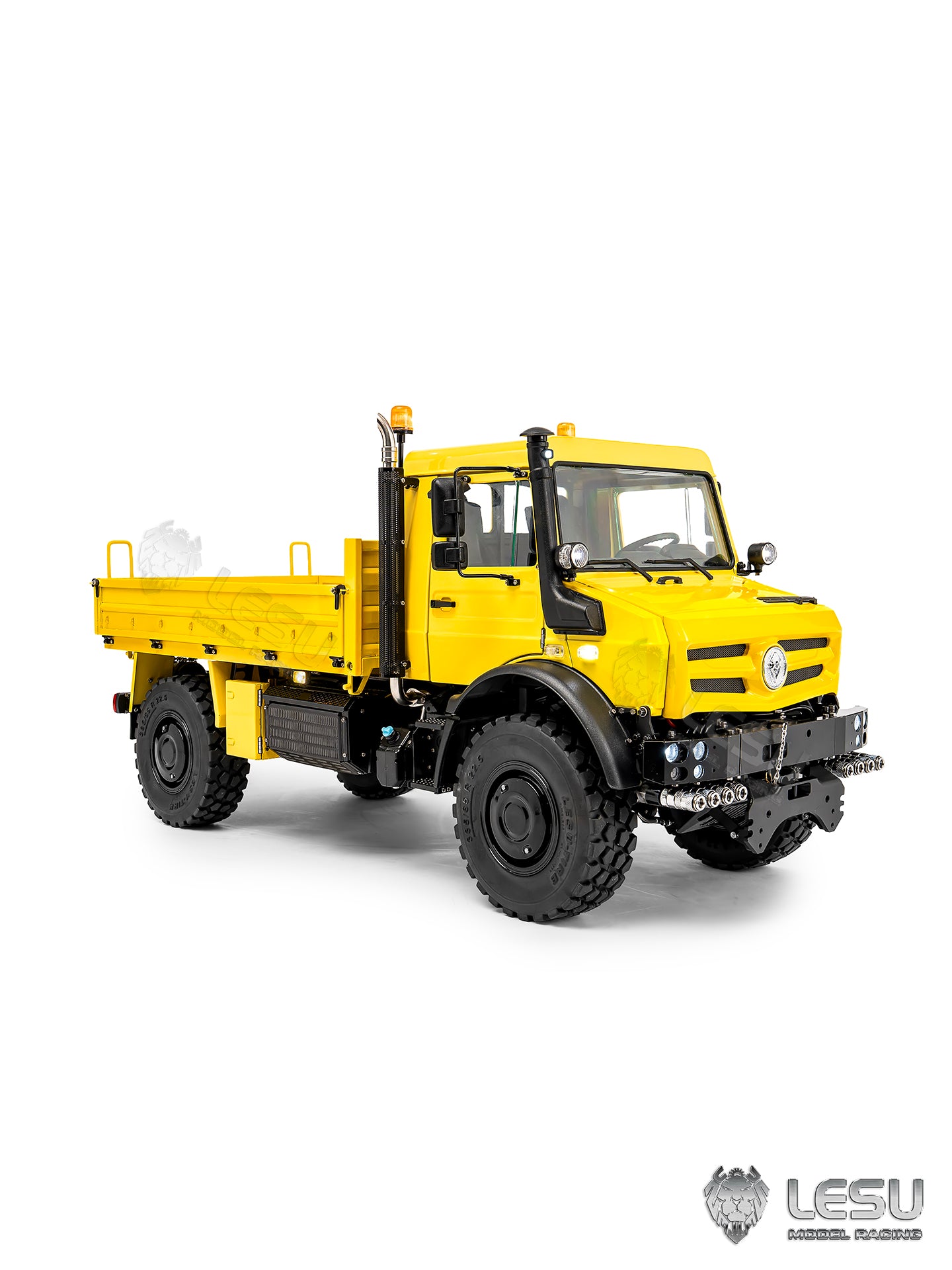 RTR LESU U4023 MT44023 1/14 Metal Hydraulic RC Off Road Car ATV Light Truck Model Light Sound System Axle Lock Flysky PL18EVLite