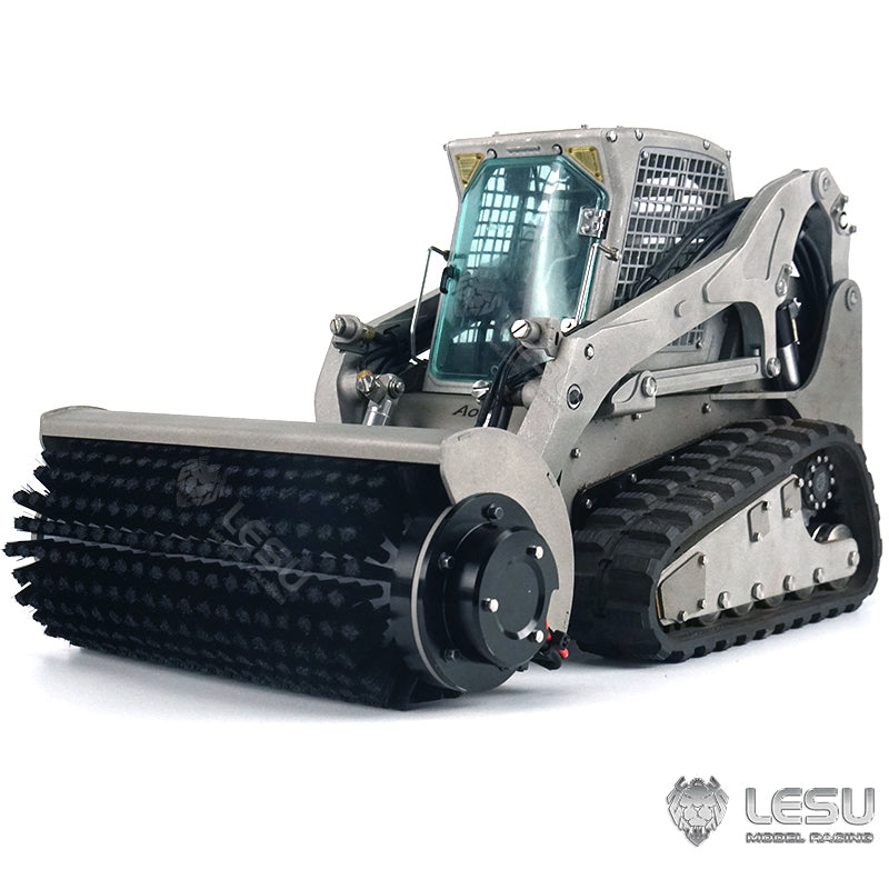 LESU Assembled 1/14 Scale Metal Aoue LT5H Wheeled Skid-Steer RC Hydraulic Loader Model W/ Sound Light System Motor ESC Servo