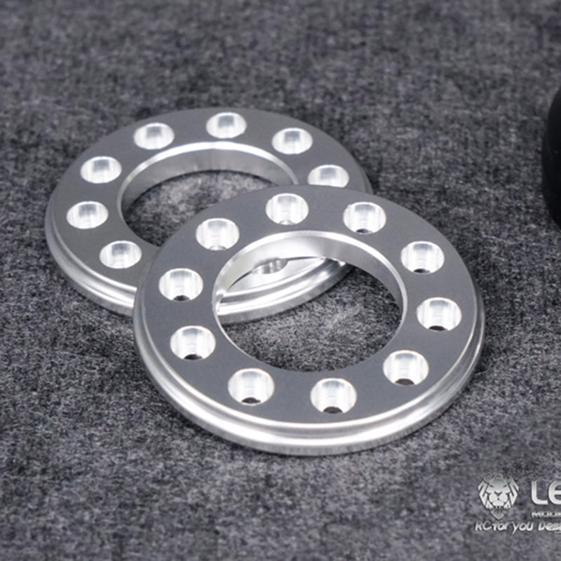 Front Wheel Metal Hub Bearing Hexagon Brake Suitable for 1/14 Scale LESU Power Unpowered Axle Model RC Tractors Truck Part