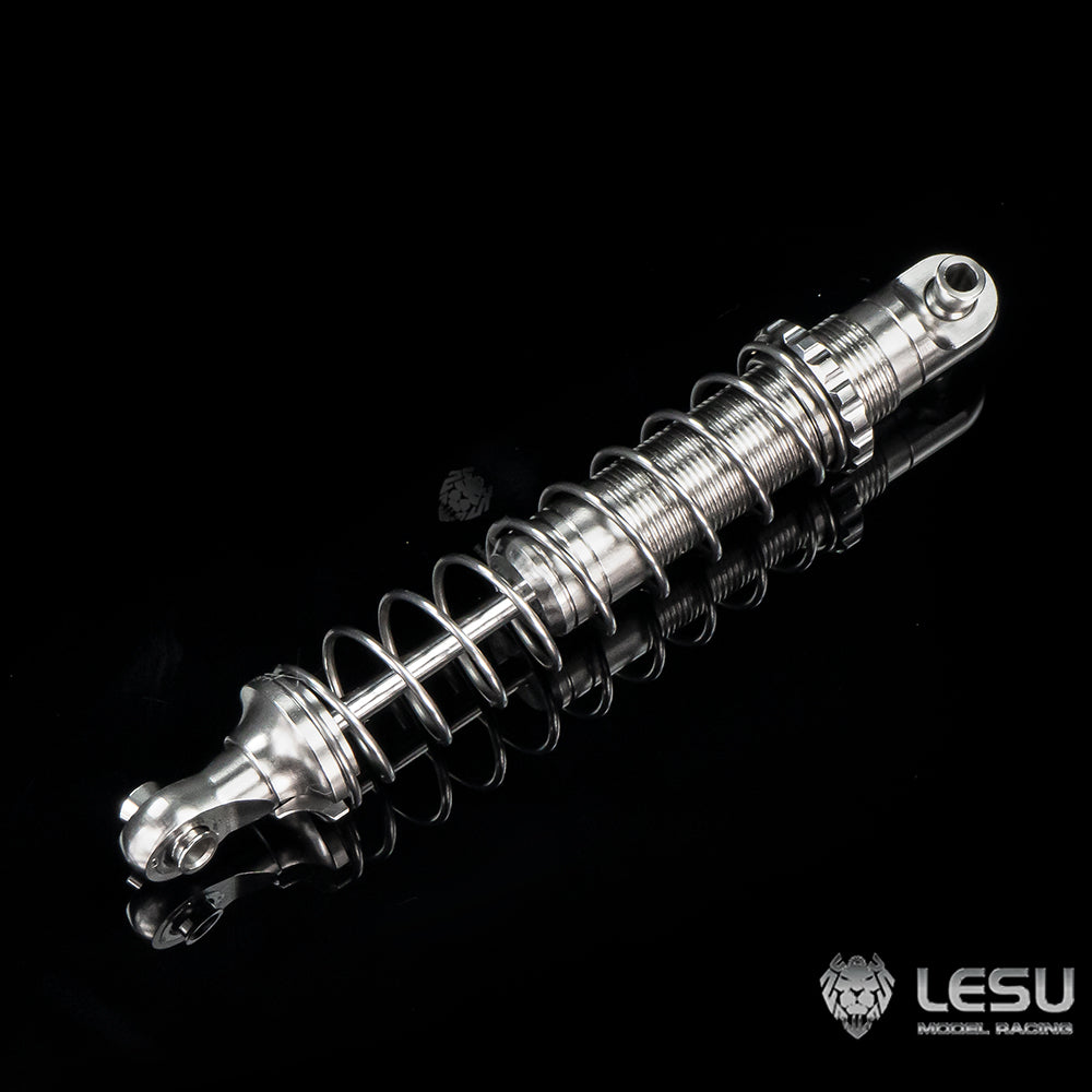 LESU RC Metal Hydraulic Shock Absorber With Length 90mm 80mm Suitable for 1/10 Remote Control Crawler Vehicle Parts Acceories