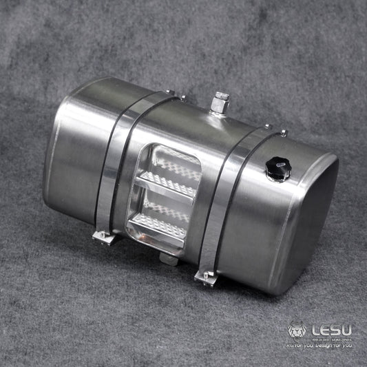 LESU Metal Right Left Simulated Fuel Tank Decorative Accessory Suitable for 1/14 RC DIY Tractor Truck Model Car Spare Part