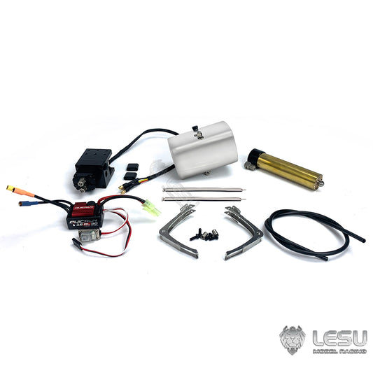 LESU Hydraulic Pump Cylinder Set Retractable for 1/14 DIY RC Dump Truck Model Spare Parts Replacements Accessories