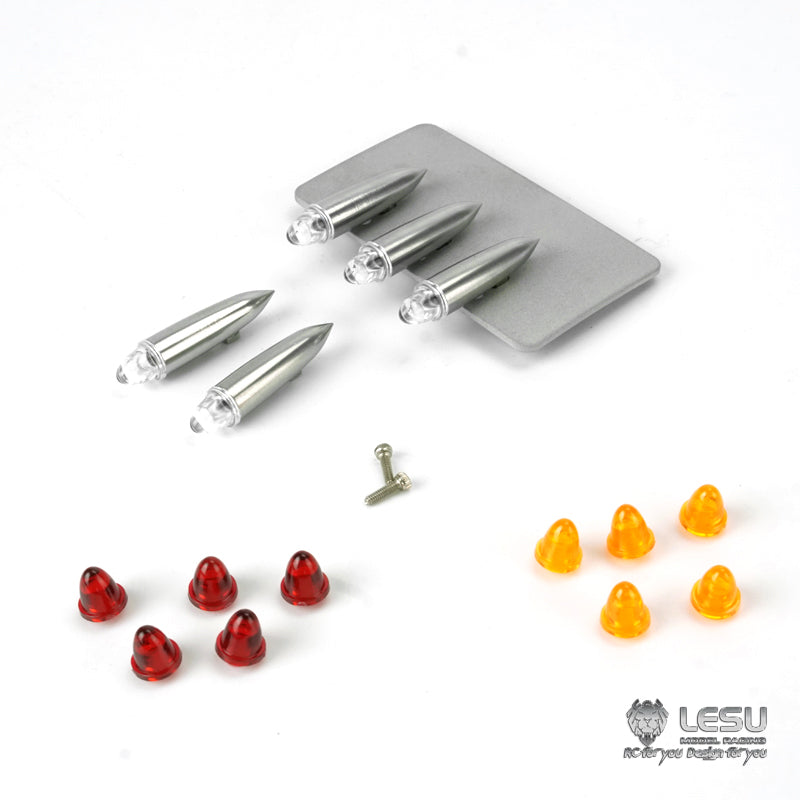 LESU 3MM Metal Lamp Cup 1:14 DIY Spare Part Suitable for RC Tractor Truck Radio Controlled American Vehicle Cars Model