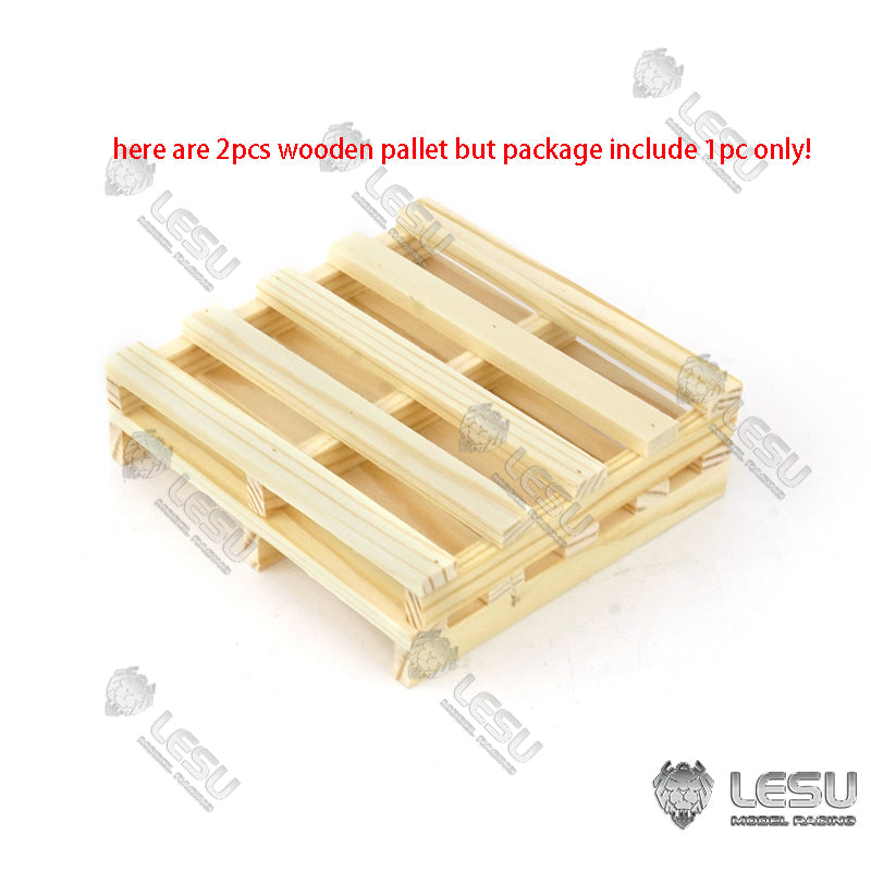 IN STOCK LESU RC KIT Model 1/14 Forklift Transfer Car Truck Horn Unassembled W/ Motor Servo ESC Light Sound Wooden Pallet W/O Battery