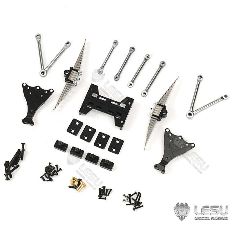 LESU Metal X-8002-A Rear Suspension Set for 1/14 Tamiya RC Truck Axles DIY Model Vehicle Upgrade Accessories