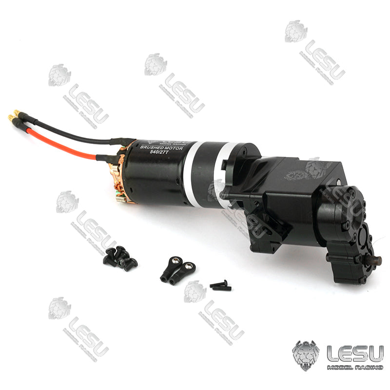 LESU 1/14 Scale Transmission Transfer Case Planet Gear Motor for Radio Controlled Vehicle DIY Parts 5:1 Planetary reducer