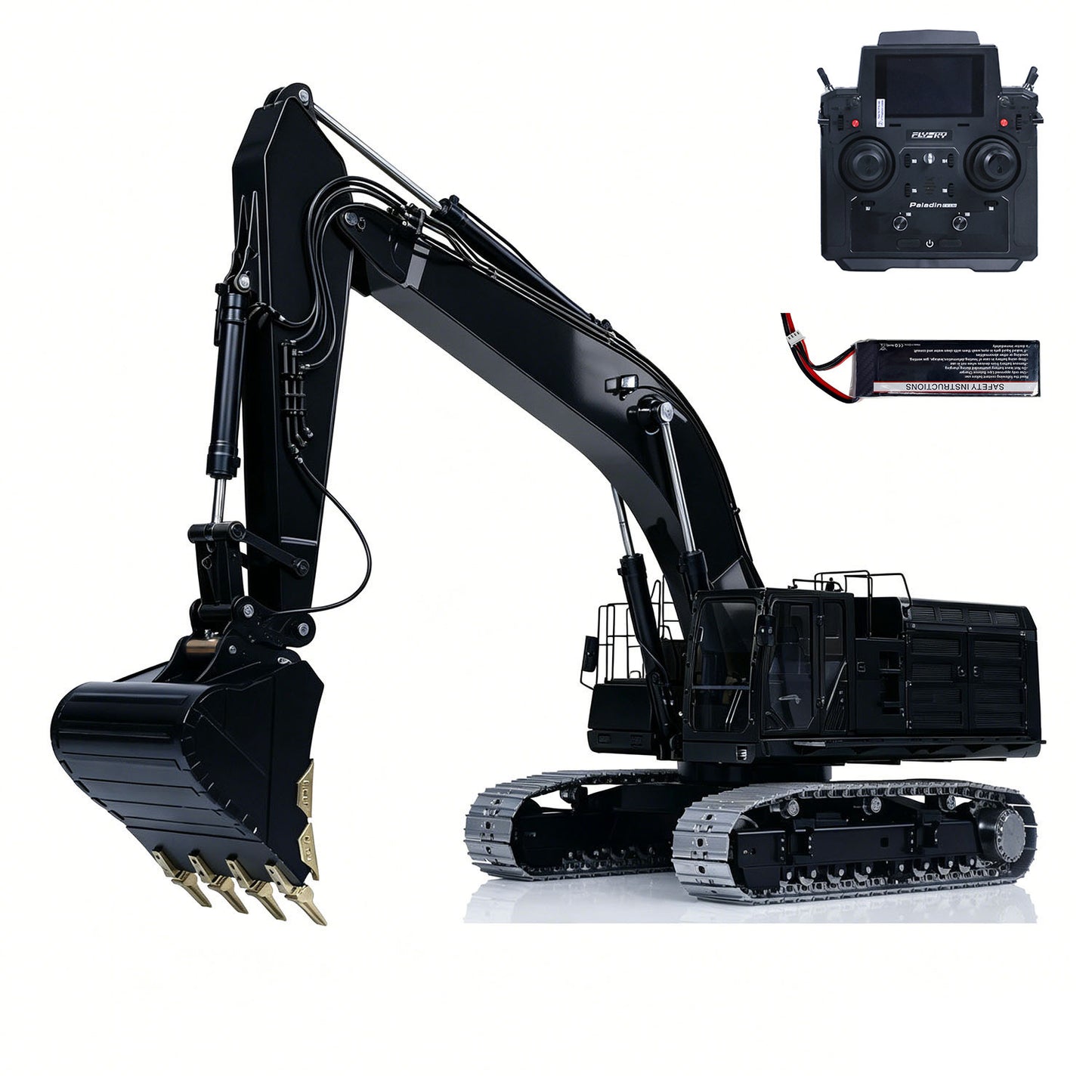 LESU 1/14 Metal Hydraulic RC Excavator C374F RTR Radio Controlled Digger Heavy Machine Paladin PL18EV LITE Battery Sound Smoke