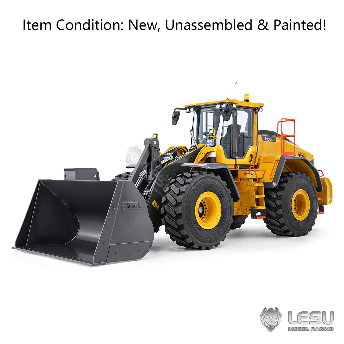 LESU L220H 1/14 Metal Hydraulic RC Wheel Loader A0013 KIT Model 4WD Brushless Motor 2 Speed Drive Differential Lock Quick Release Bucket Sound