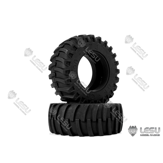 LESU 1/16 Scale Rubber Wheel Tire Hub Suitable for RC DIY Model Radio Control Truck Walking Tractor Engineering Vehicle Spare Part