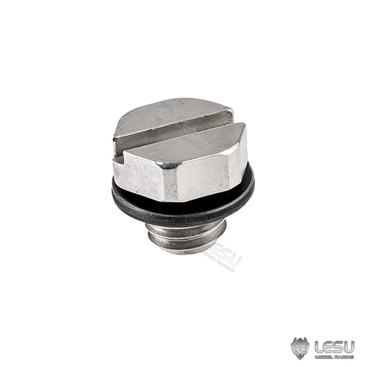 LESU Metal M3 Oil Nozzle Plug for DIY 1/14 Remote Control Hydraulic Loader RC Excavator Digger Dumper Tipper Model Car Forklift