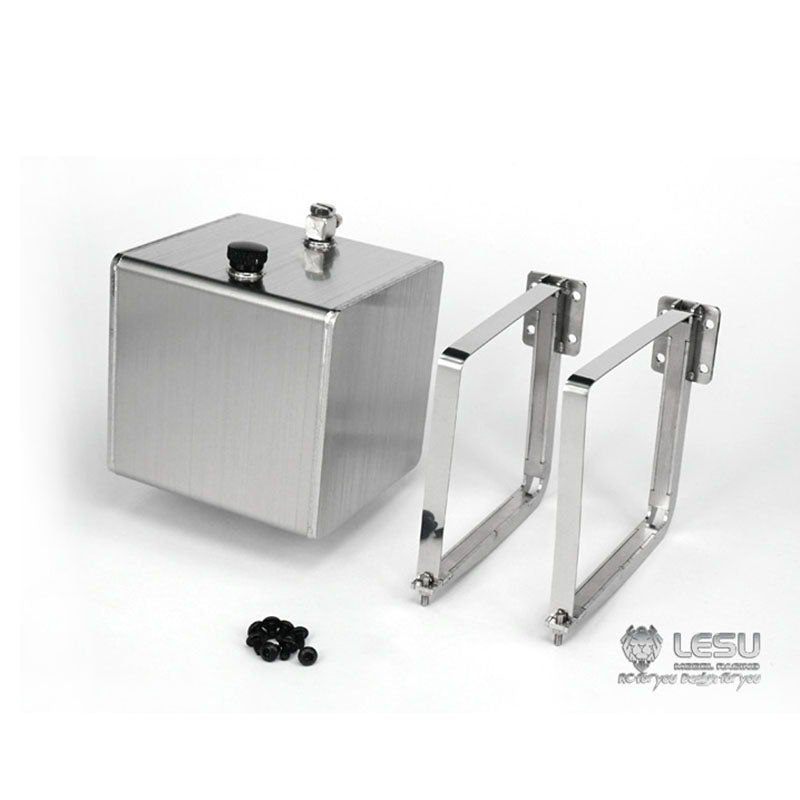 LESU Metal 108*50*50MM Hydraulic Tank for 1/14 Scale Radio Controlled DIY Model Tractor Truck Replacements Accessories