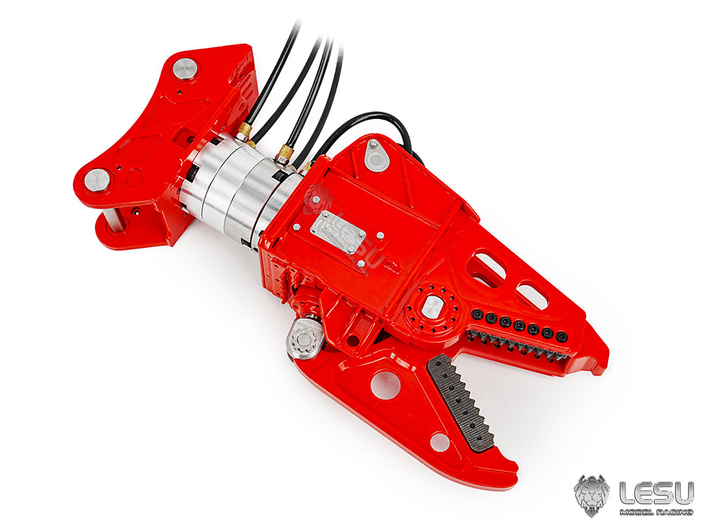 270 Degree Rotatable Hydraulic Metal Shear Clamp for 1/14 LESU RC Hydraulic Excavator LR945 LR956 SK500 PC360 ET26L ZX490 Remote Control Digger Model