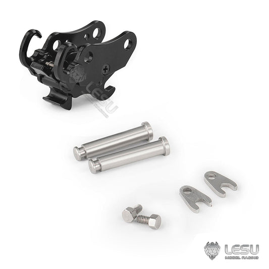 Metal Manual Quick Release Coupler for LESU Aoue PC30 B0003 1/14 RC Hydraulic Excavator Remote Control Mini Digger DIY Model