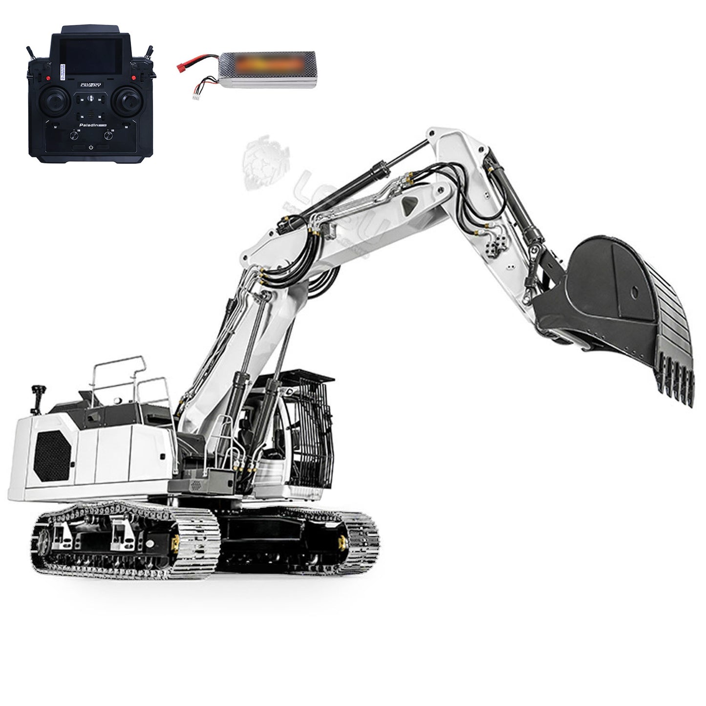 LESU LR945 Metal 1/14 3-arm RC Hydraulic Excavator Remote Control Digger Kits PNP RTR for Options Motor Servo ESC Light System