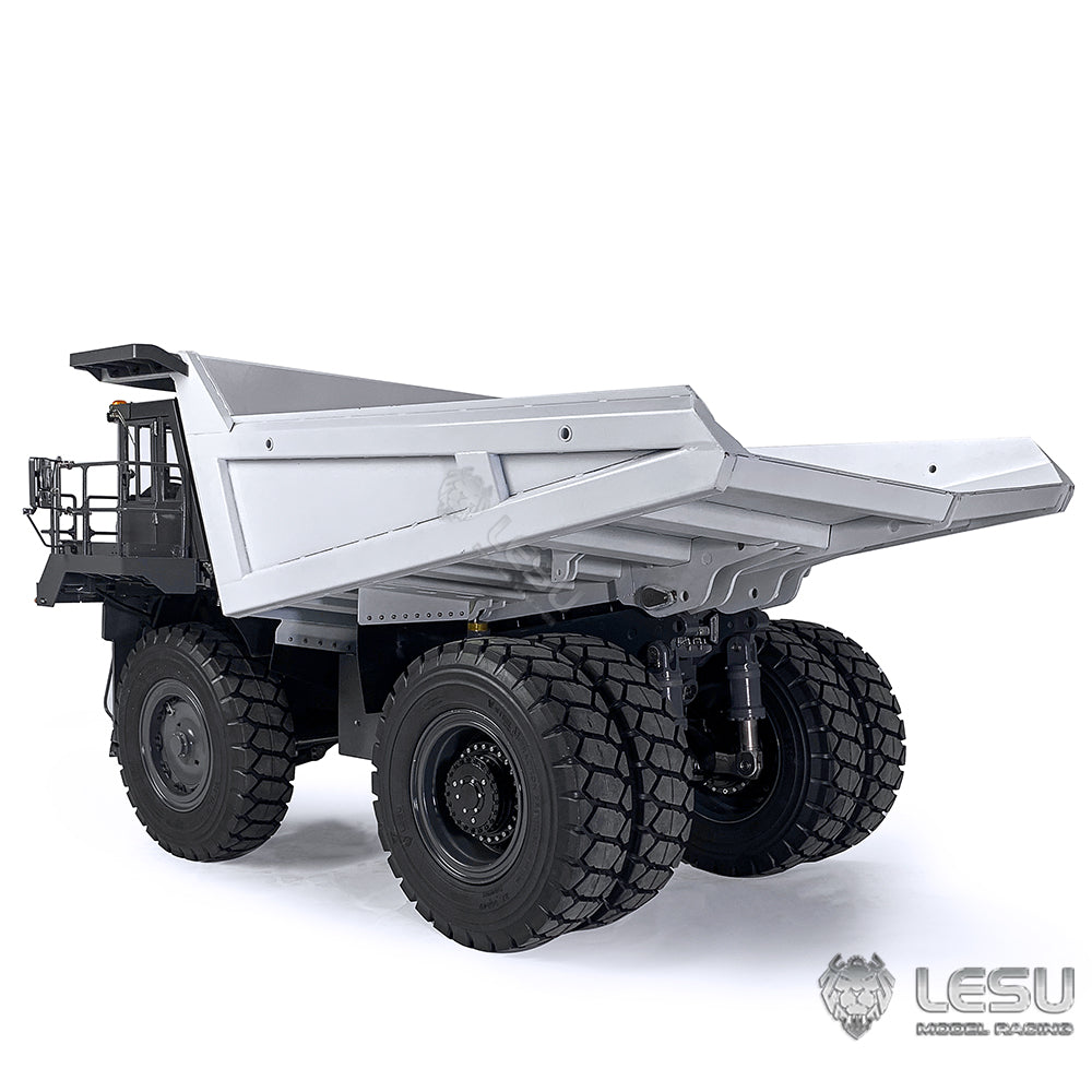 LESU 1/16 Metal Hydraulic RC Mining Truck Aoue R100E Radio Controlled Dumper Car Simulation Hobby Models DIY Construction Vehicle