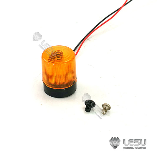 LESU Roof Warning Light Rotating Lamp Plastic 1/14 Scale Upgrade Part for RC Tractor Truck Dumper Model DIY Cars Accessory