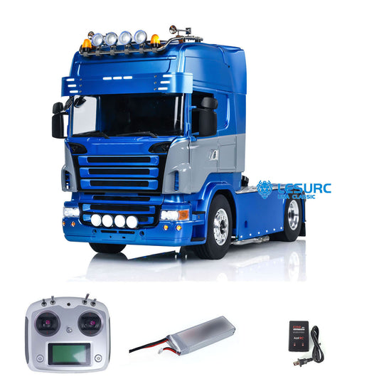 LESU RC Tractor Truck 1/14 I6S Radio Control 4X4 Vehicle Sound Light System Smoke for TAMIYA RC Trailer