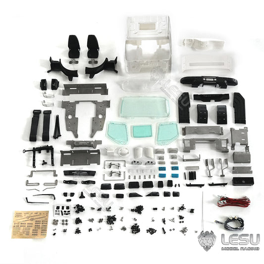 LESU Plastic Cabin Shell Cabin Rack Suitable for 1/14 RC VM Radio Control Tractor Truck Tipper Dumper DIY Car Vehicle Model