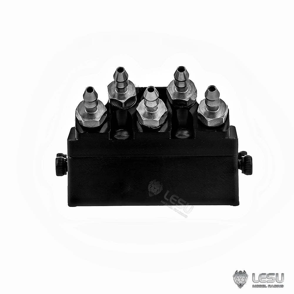 LESU Metal Hydraulic Nozzle Unit of Quick Coupler 1/14 RC Excavator Aoue LR960 Metal Part DIY Hobby Toy Models Accessories