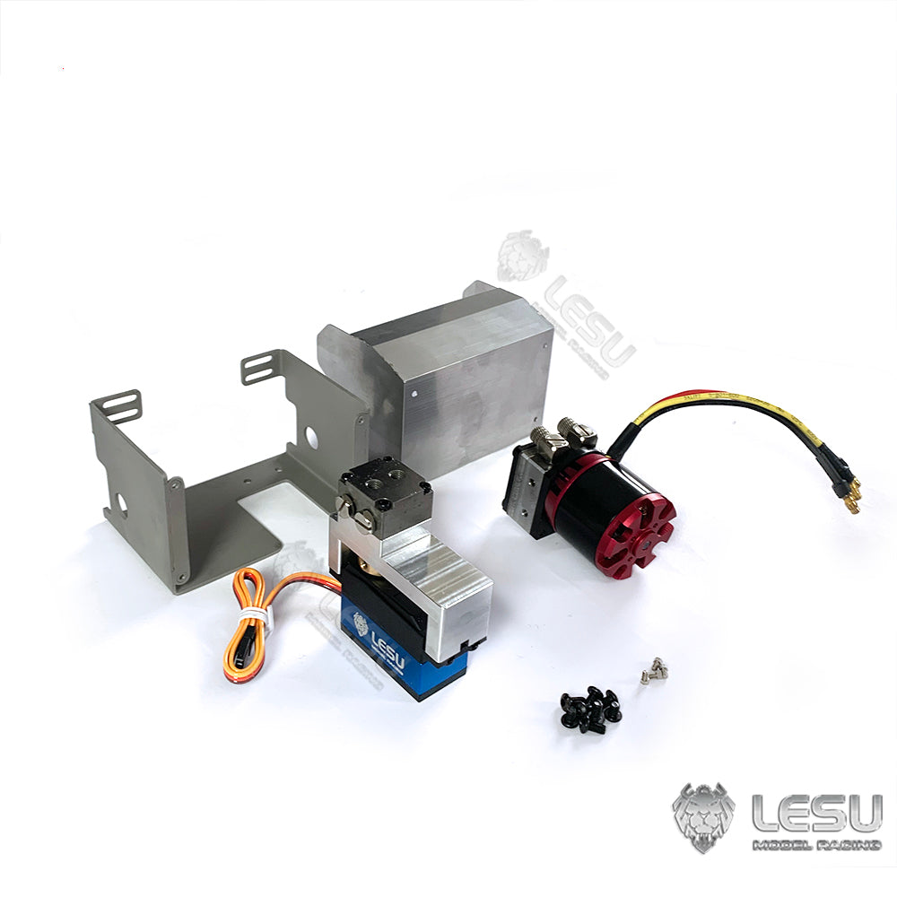 LESU Metal Toolbox Hydraulic Pump Reversing Valve Suitable for 1/14 Scale RC Dumper Truck Radio Control Trailer Tipper Cars