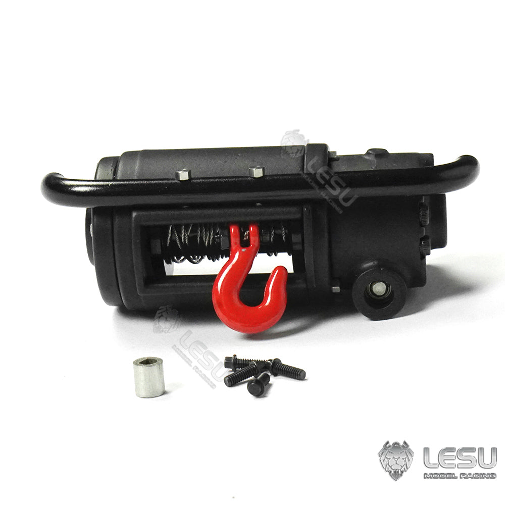 LESU 1/10 Scale RC Off-Road Truck for 4x4 U406 Remote Controlled Car Model Attachments Tyre Wheel Hub Electric Winch Battery Box