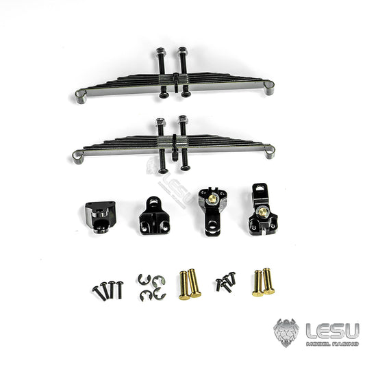 US STOCK LESU Straight Plate Front Suspension Set Spare Part Suitable for TAMIYA 1/14 Scale RC Truck Tractor Remote Controlled Cars Model