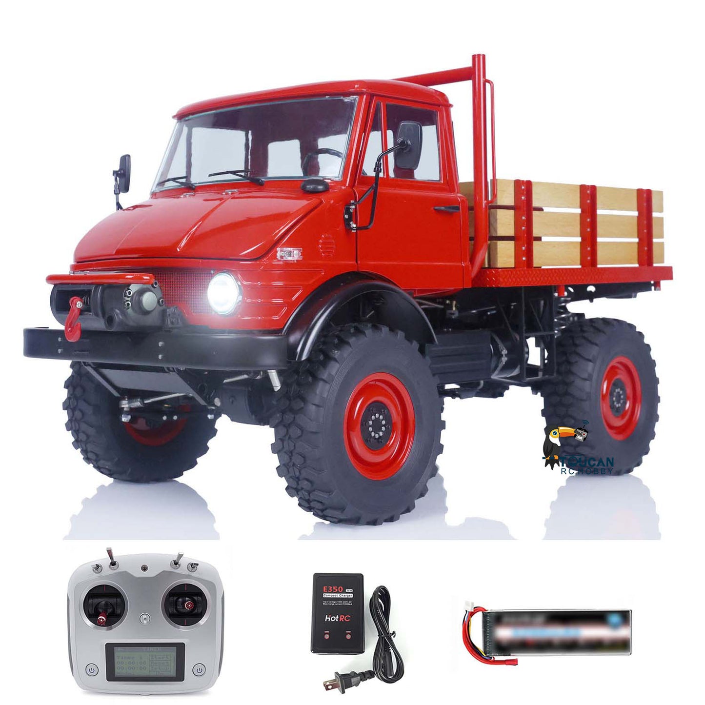 In Stock LESU 1/10 Scale 4x4 Ready To Run Metal RC Off-Road Vehicles for U406 Radio Control Car Model W/ Sound Light System 5200mAH Battery