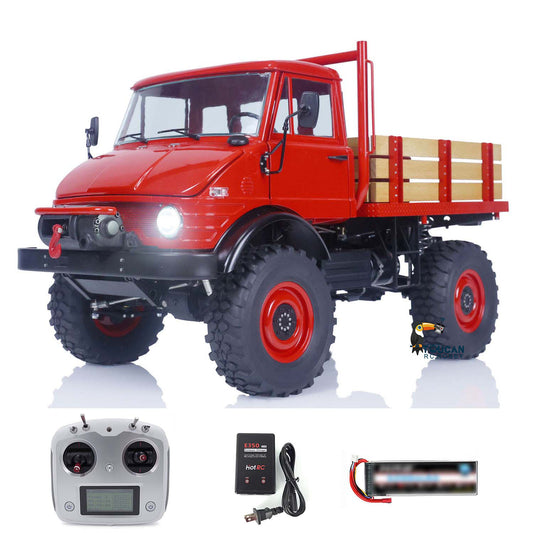 LESU 1/10 Scale 4x4 Ready To Run Metal RC Off-Road Vehicles for U406 Radio Control Car Model W/ Sound Light System 5200mAH Battery