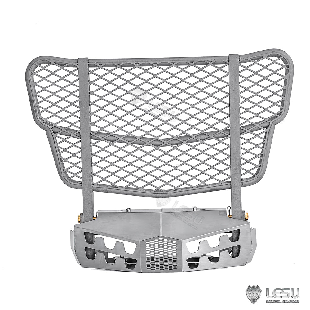 Metal Front Bumper Parts for 1/14 DIY TAMIYA 3363 1851 RC Tractor Truck Radio Controlled Lorry Car 3348 Dumper Model