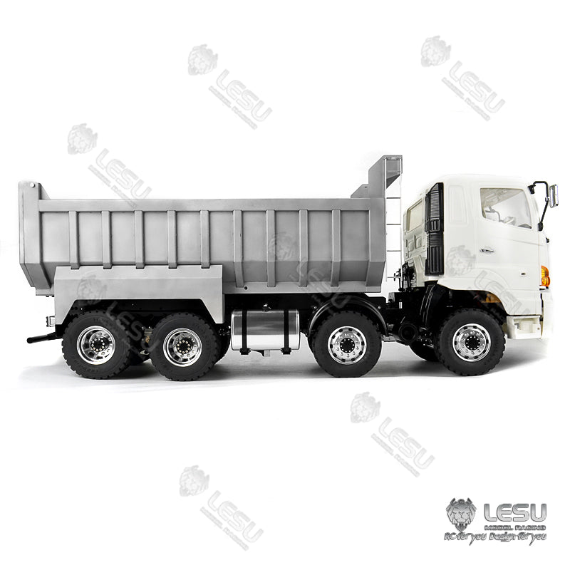 LESU 1/14 RC 8*8 for Metal Hydraulic Dumper Truck Tipper Construction Vehicle Model W/ Servo ESC Motor Spare Parts DIY