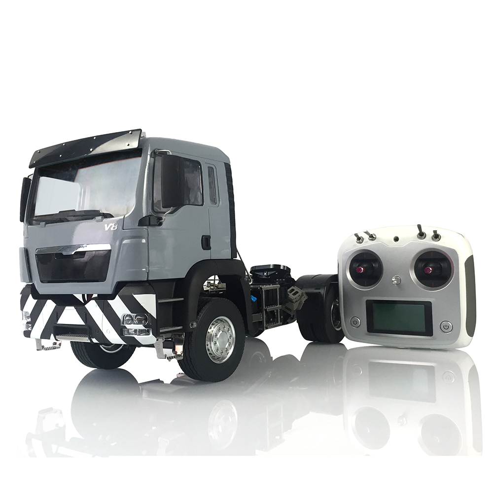 LESU 1/14 Scale TGS 4*2 Remote Controlled Tractor Truck Metal Chassis Model W/ Motor DIY Cabin Car Spare Parts Replacements