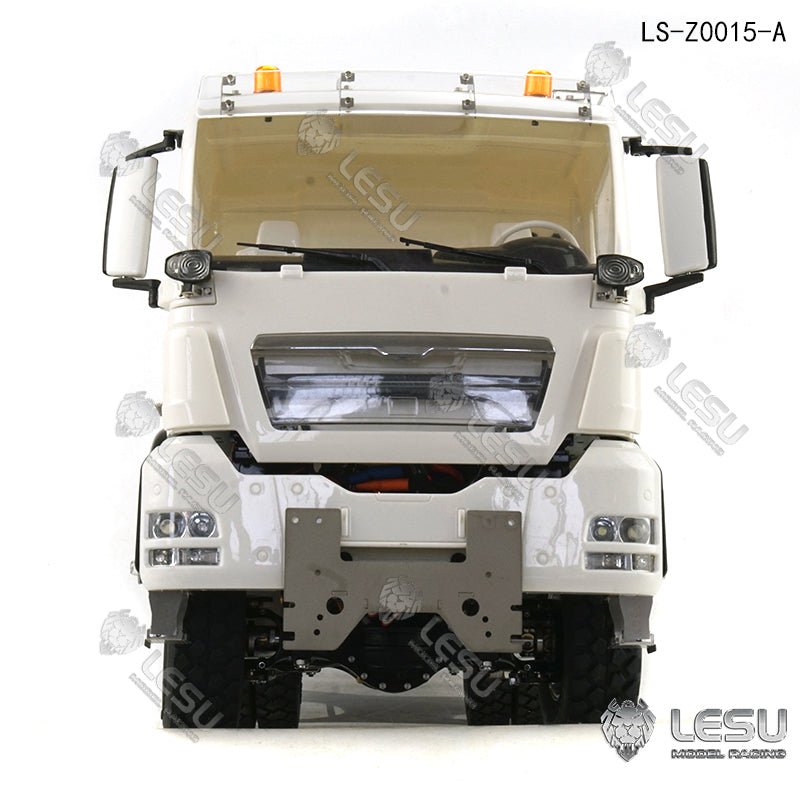 LESU 1/14 Scale Metal 4*4 Chassis TGS Hydraulic Dumper Truck Construction Vehicle Model W/ Light Sound System Motor ESC Servo