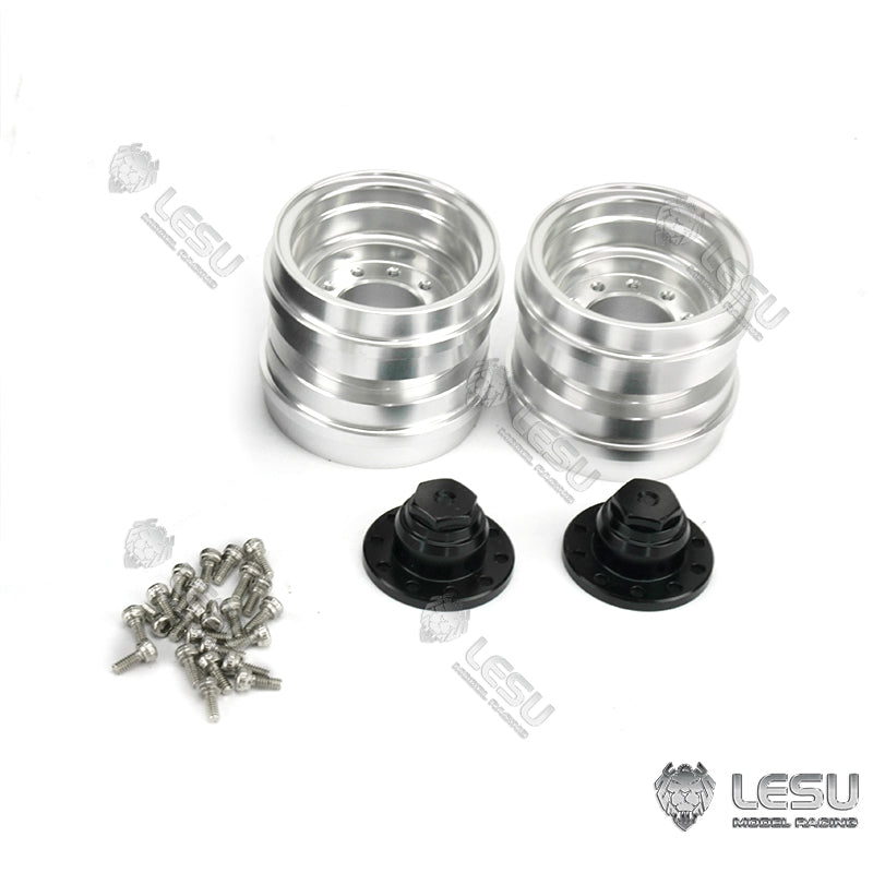 LESU Replacements Accessories Spare Sets for 1/14 Remote Controlled Trailer Tractor Truck DIY Model Wheels Lights