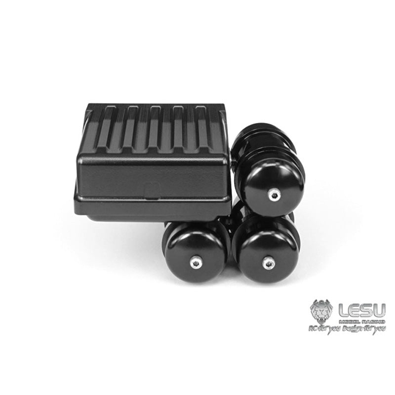 LESU Metal Battery Department Air Tank for 1/14 Radio Controlled Tractor Truck Dumper Customized RC Model Upgrade Parts