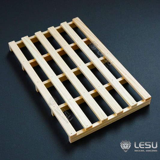 LESU Wooden Pallet Support Plate Decoration Parts for 1/14 RC Hydraulic Forklift Aoue LD160S RC Loader