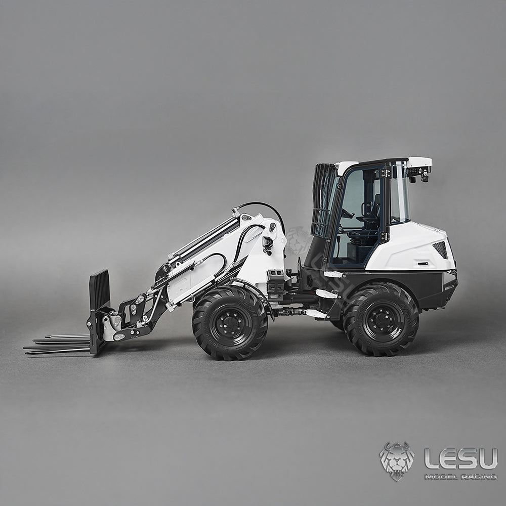 LESU 1/14 RC Hydraulic Loader AT1050 Telescopic Arm Model Radio Control Truck Simulation Construction Vehicle Model ST8 Remote