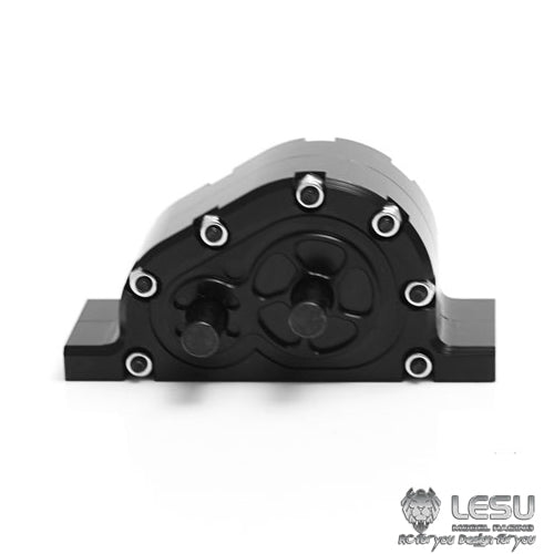 LESU Metal Transfer Case for Remote Controlled 1/14 Scale Tractor Dumper Truck DIY Model Car Spare Parts Accessories