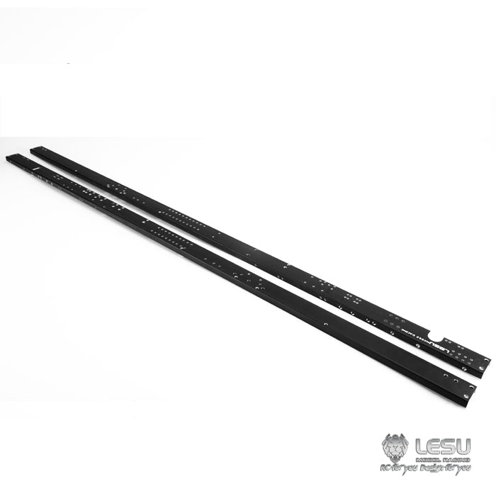 LESU CNC Metal Spare Part Chassis Rail Crossbeam Suitable for RC 1/14 2*4 6*4 6*6 Truck Radio Controlled Dumper DIY Model