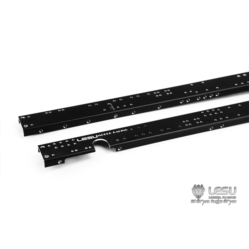 LESU Spare Part CNC Metal Chassis Rail 104 Suitable for RC 1/14 6*6 Truck Radio Controlled Dumper DIY Model Car Accessory