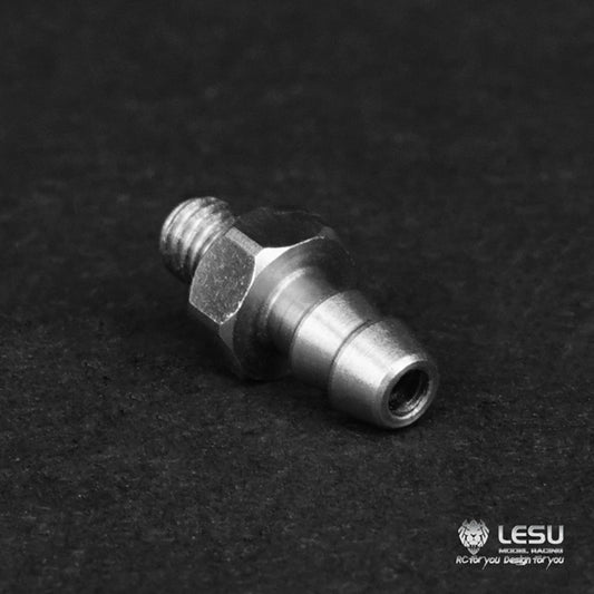 LESU M3 M5 Metal Straight Curved Nozzle Suitable for 1/14 RC Tractor Truck Remote Controlled Model Cars DIY Spare Parts