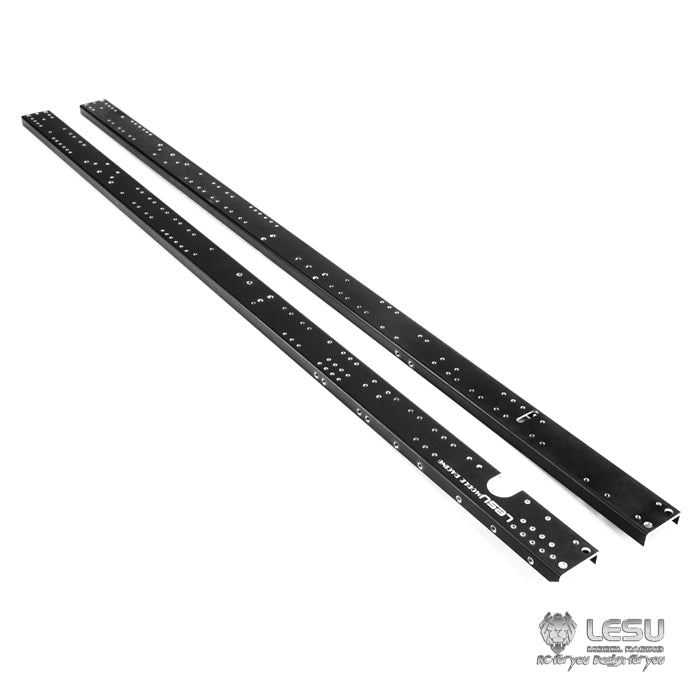 LESU Spare Part CNC Metal Chassis Rail 104 Suitable for RC 1/14 6*6 Truck Radio Controlled Dumper DIY Model Car Accessory