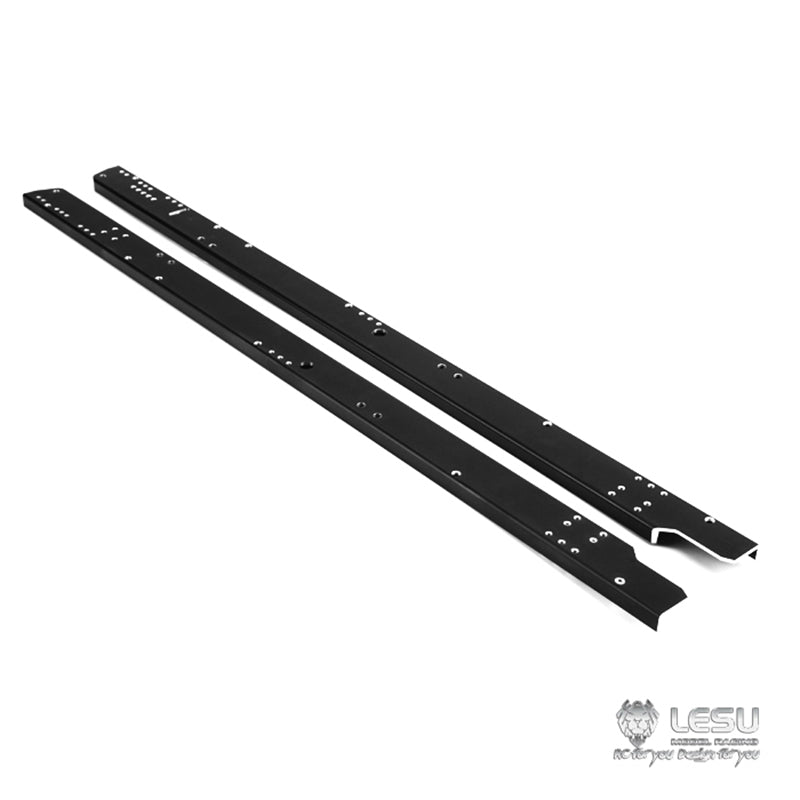 Metal CNC Chassis Rail Spare Part Suitable for 6*6 8*8 1/14 Scale RC LESU Hydraulic Radio Controlled Dumper DIY Car Vehicle